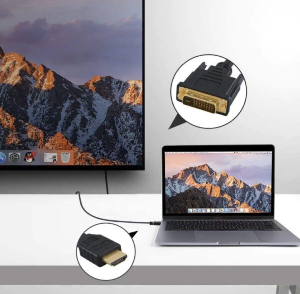 SE-LHD-02 HDMI To DVI Cable (24 + 1) 1.5M