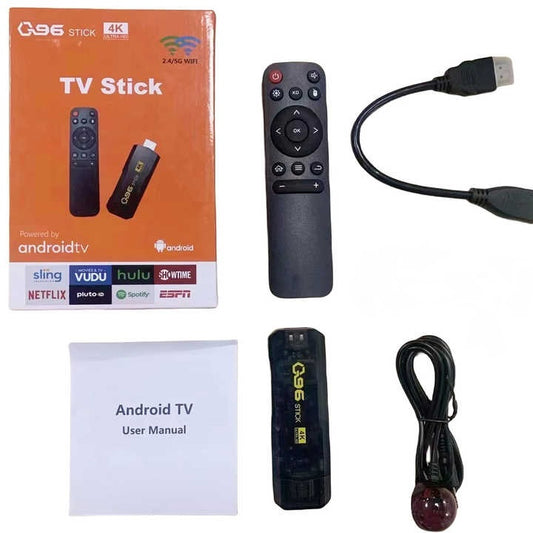 8GB+128GB WIFI:2.4/5G Android Tv Stick G96