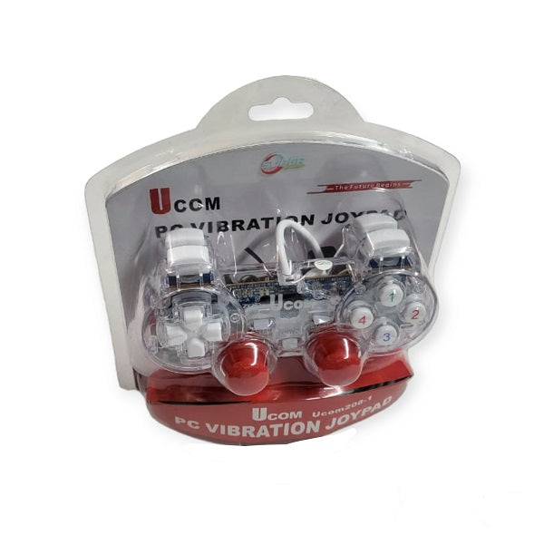 Ucom208-1 Wired Clear PC Vibration Control/Joystick