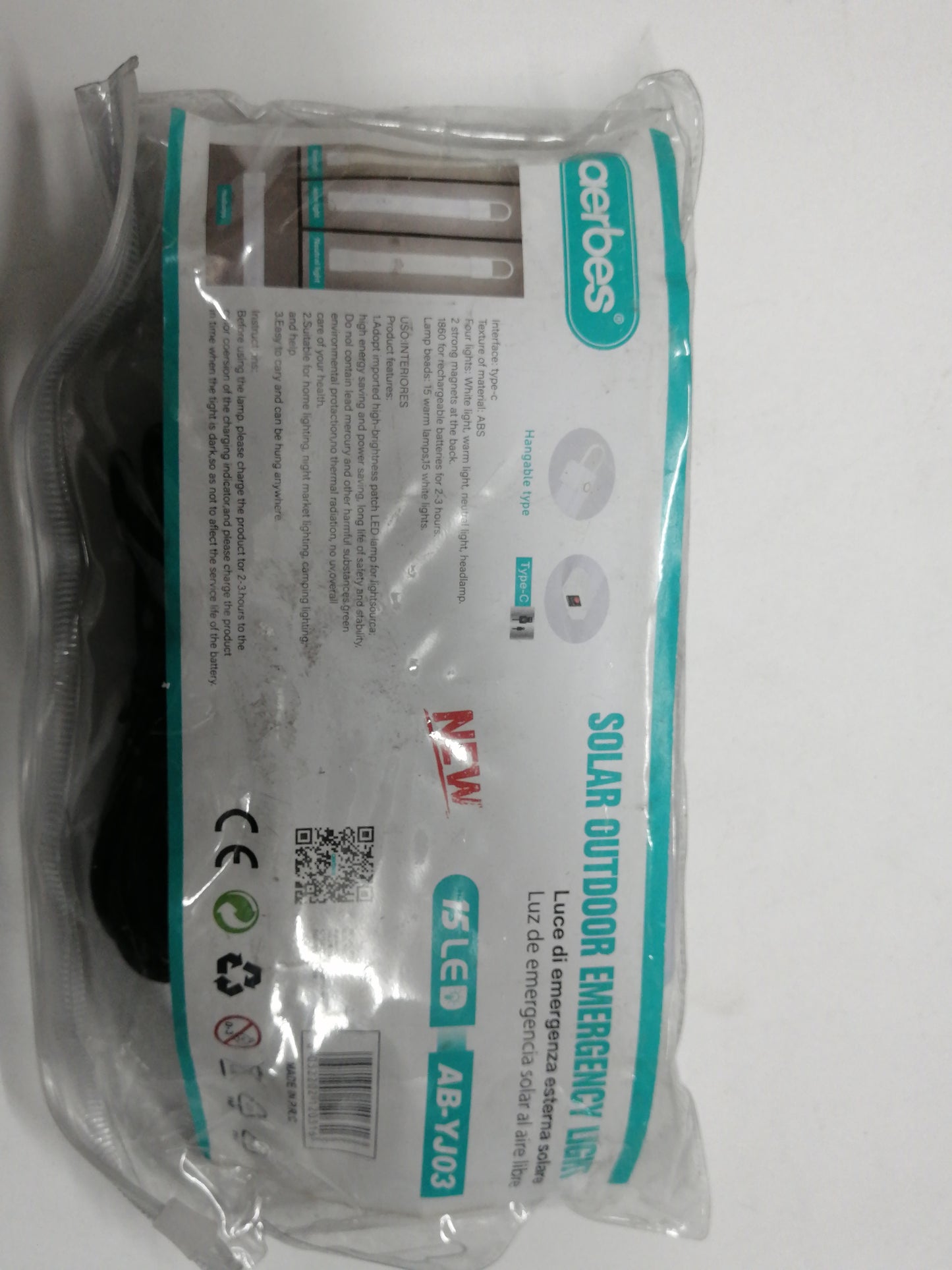 Aerbes AB-YJ03 Emergency Tube Light With Solar 20W
