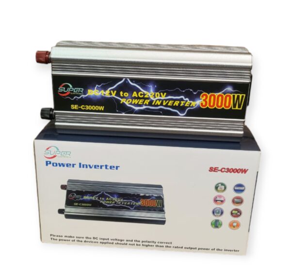 SE-C3000W Power Inverter 12V DC To 220V AC 3000W