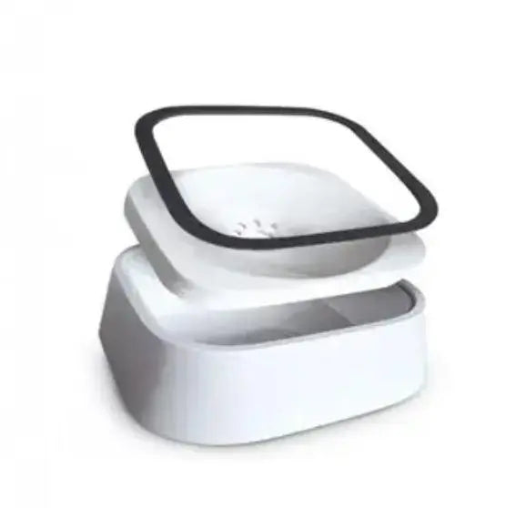 Non-spill bowl with a floating disk for dogs and cats Magic Bowl 1.5 l