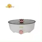 Multifunctional Tempered Glass lid premium Electric frying pan kitchen skillet cooking pots and pans Steak Pan
