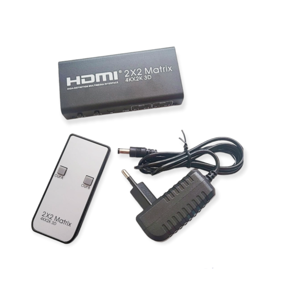 XF0004 4K HDMI Matrix 2×2 Switch