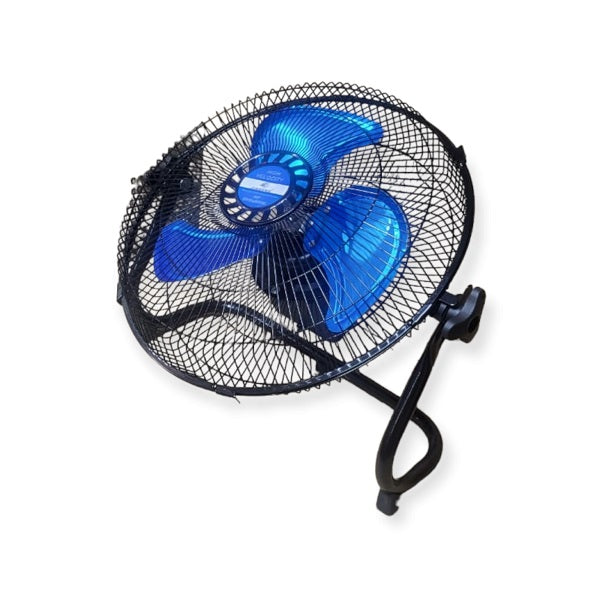 12 Inch Rechargeable Solar Fan 10W Solar Panel 12W 9V 3 Speed Oscillatiing