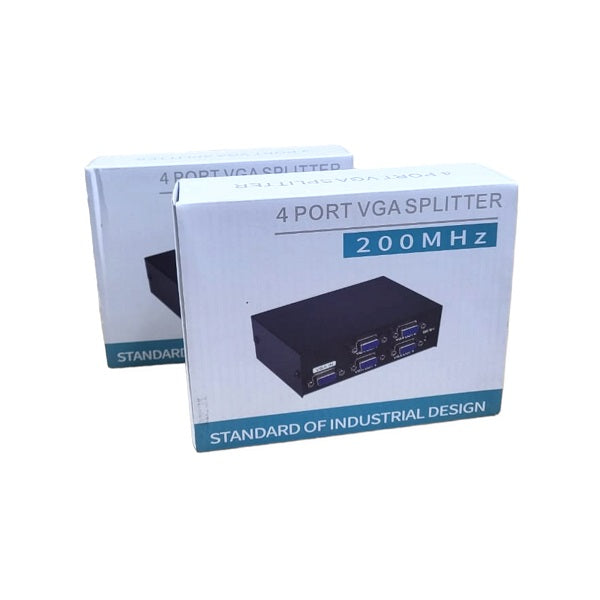 SE-L36-4 VGA 1 to 4 Port Splitter 200MHz