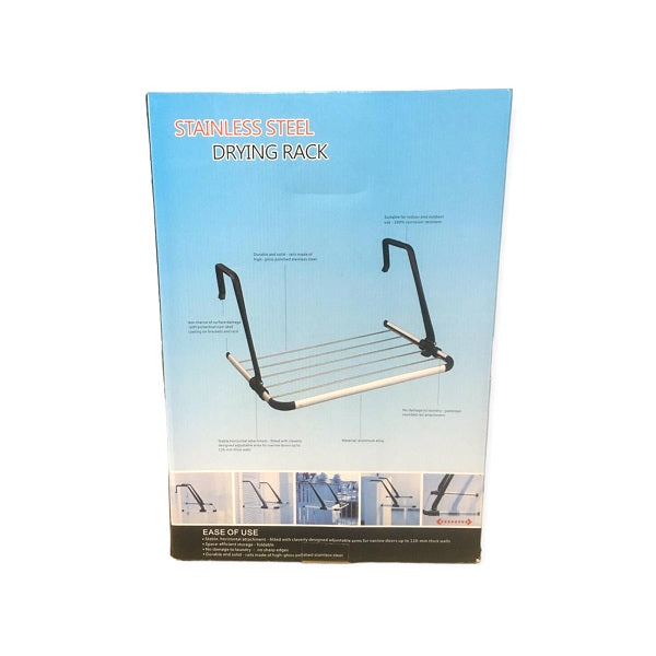 XF0886 Stainless Steel Hook Drying Rack, 5 Lines