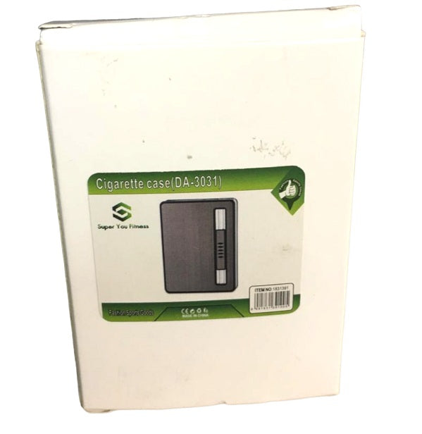 1831391 Cigarette Holder Case with Gas Refillable Lighter, Fits 10 Cigarettes DA-3031