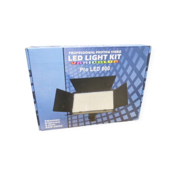 JG20375324 Pro LED 800 Photo And Video White Light Kit 2.1M Tripod And 2 Batteries