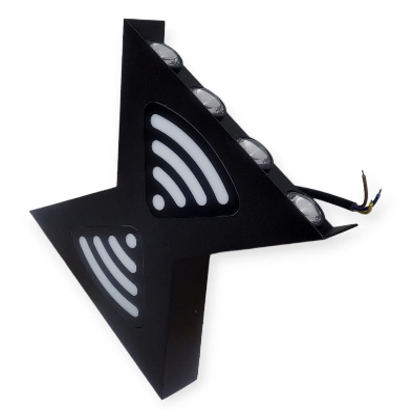 12W Double Sided LED Wall Lamp 3000K 8 LEDS