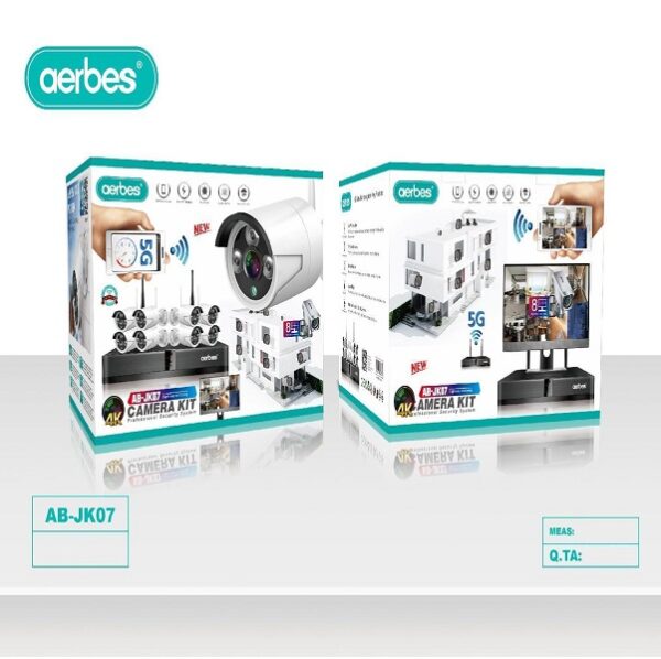 Aerbes AB-JK07 NVR 4K 5G Wifi Camera 8 Channel 1080p