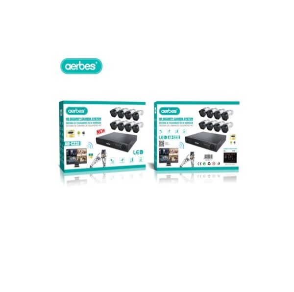 Aerbes AB-C232 1080P Full HD CCTV 8 Channel Security Camera System