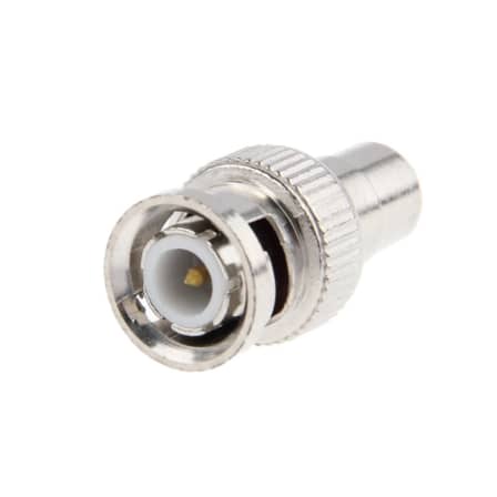 100pcs BNC Male Plug To RCA Female Adapter For CCTV Camera