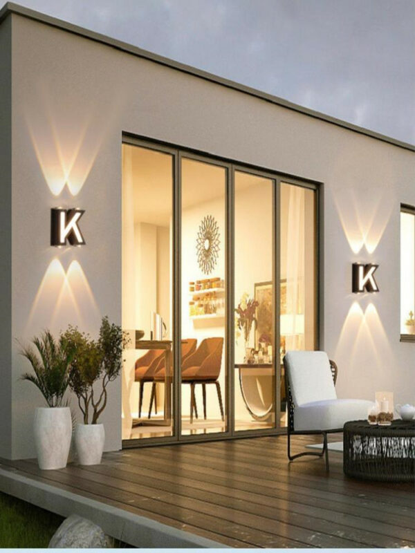 7W 4 LED K Shaped Light 3000k