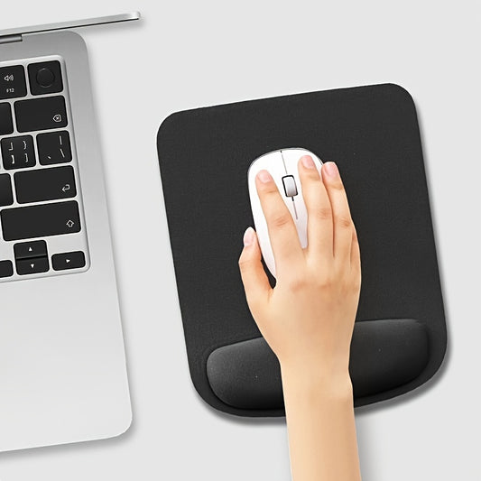 Ergonomic Computer and Laptop Wrist Rest Pad - Comfortable Hand Support Mouse Pad, Oval Desk Accessory for Gaming and Typing