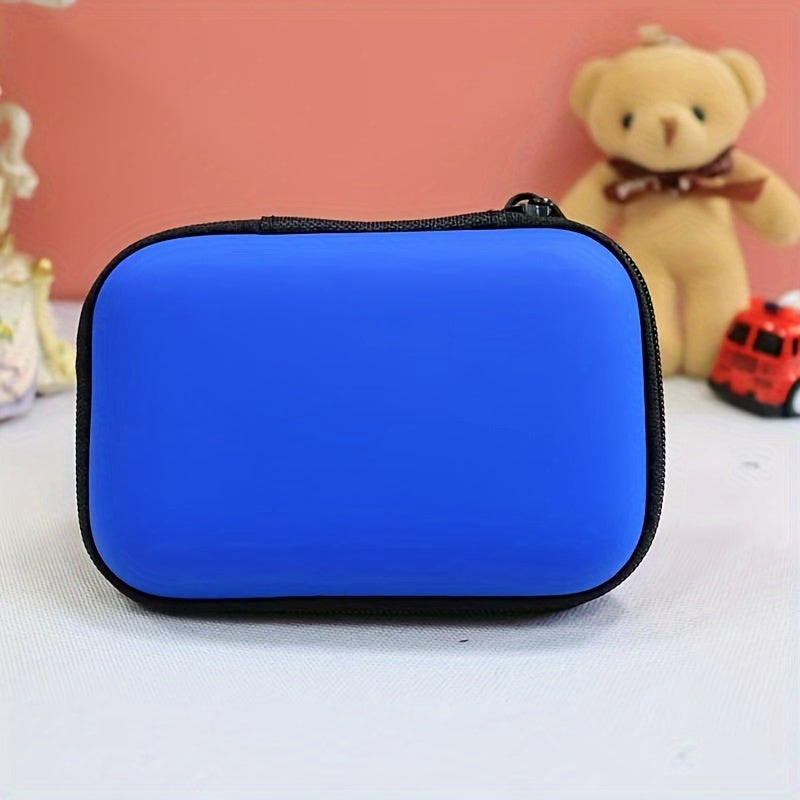 1pc Data cable travel storage bag USB charger headphone storage bag