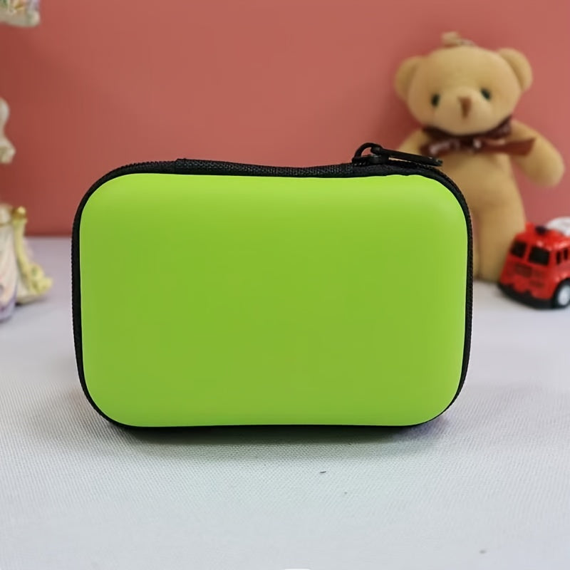 1pc Data cable travel storage bag USB charger headphone storage bag