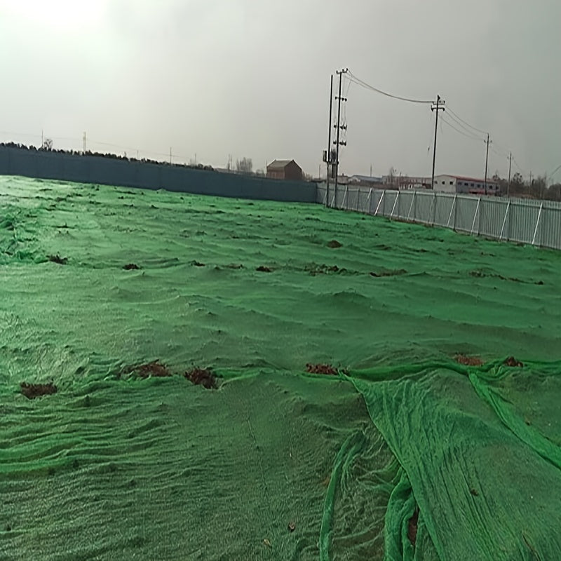 Green PE material dustproof sunshade net for construction sites, gardens and ponds - UV protection net cover for coal, sand, soil - insect proof vegetable net - recyclable environmentally friendly safety net