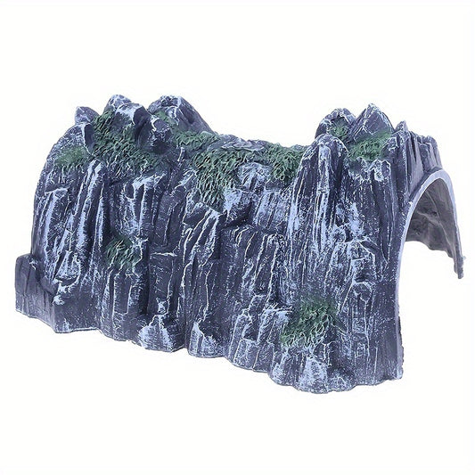Simulation cave scene model plastic track train tunnel accessories sand table scene cave Christmas Halloween gift