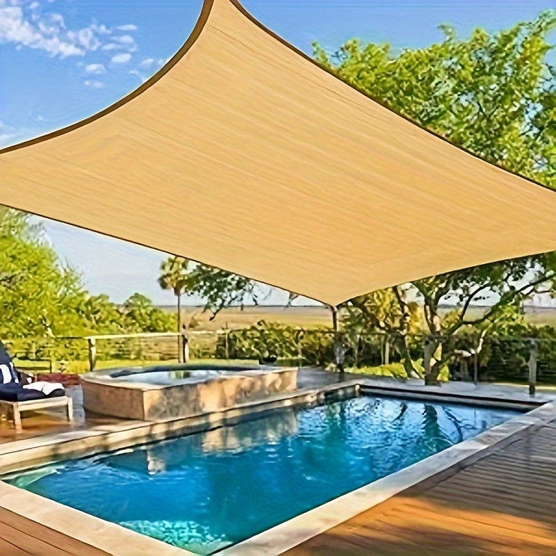 1 piece high density sunshade net for outdoor comfort - 90% UV protection, breathable, suitable for backyard, patio, pool - no extra straps required