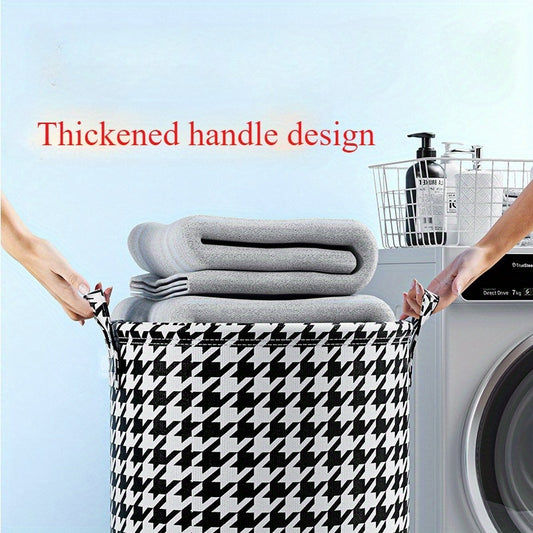Multifunctional Canvas Laundry Basket - Foldable, Multipurpose Storage for Clothes, Toys, and More - Great for Bedrooms, Nurseries, and Gifts