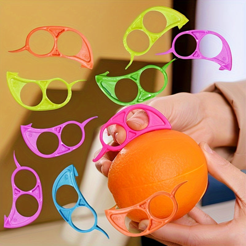 Easy Grip Orange Peeler Set - 1 pc, Multipurpose Plastic Citrus Slicer and Slicer, Home and Kitchen Gadgets