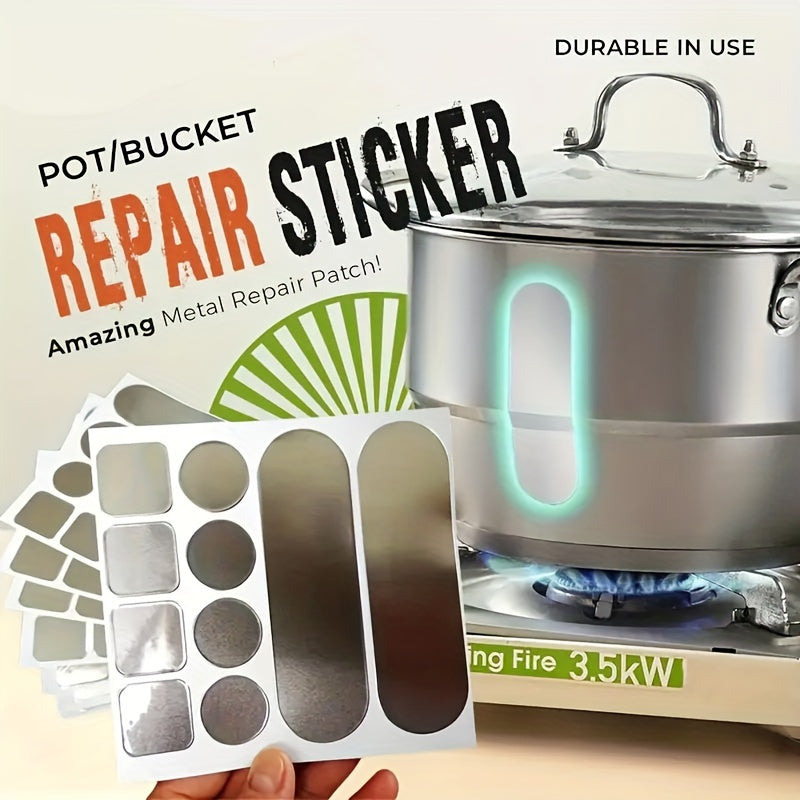 50 pieces of stainless steel pot and bucket repair stickers