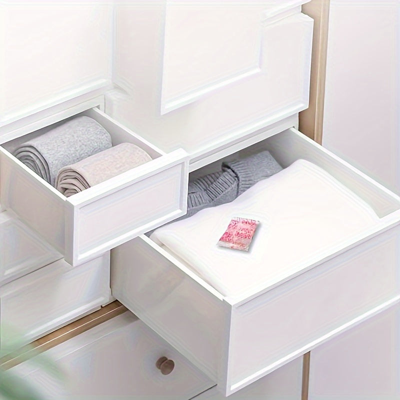 48-Pack Floral Closet Fresheners - Moisture-Proof, Mildew-Proof, Deodorizing Home Fragrance Bags