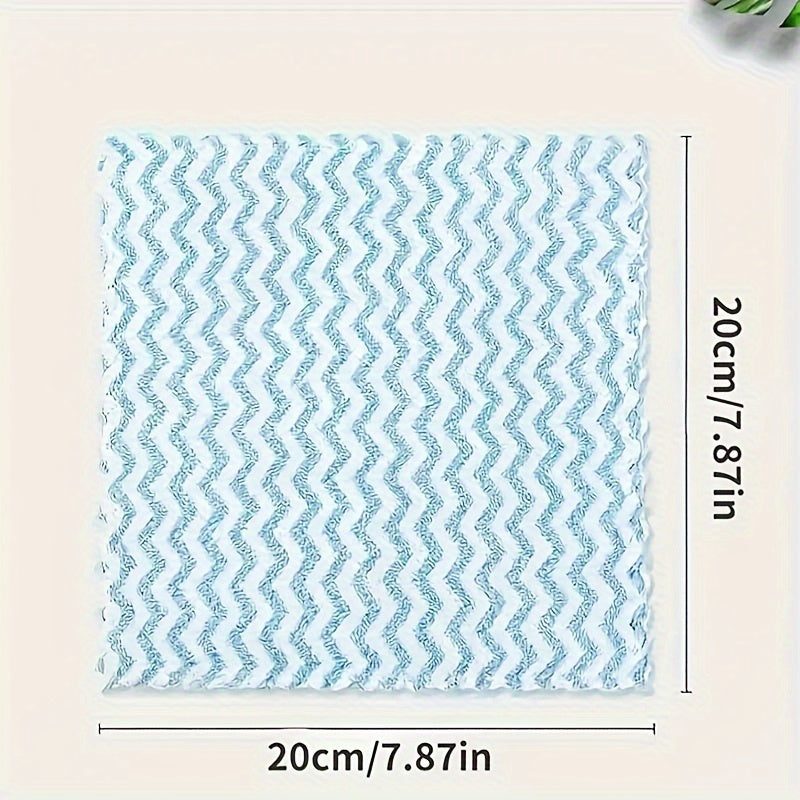 10 Pack Dish Towels Bamboo Fiber Dish Cloths Super Absorbent Double Layer Cleaning Cloths Modern Thick Kitchen Towels Reusable Oil Free Containing Bamboo Charcoal Dish Cloths
