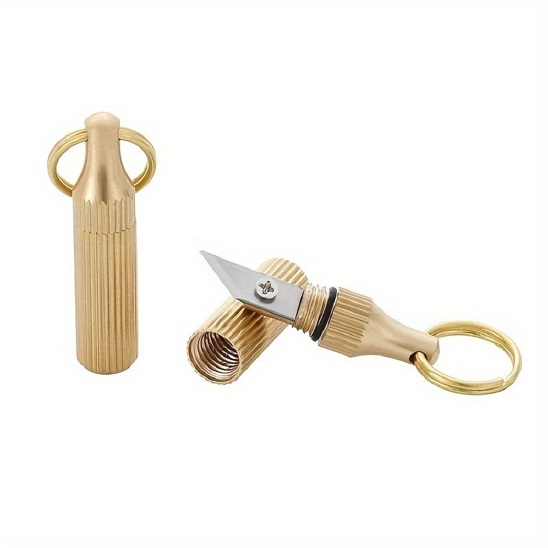 Compact Keychain Pocket Knife - Everyday Carry Mini Blade, Durable Material