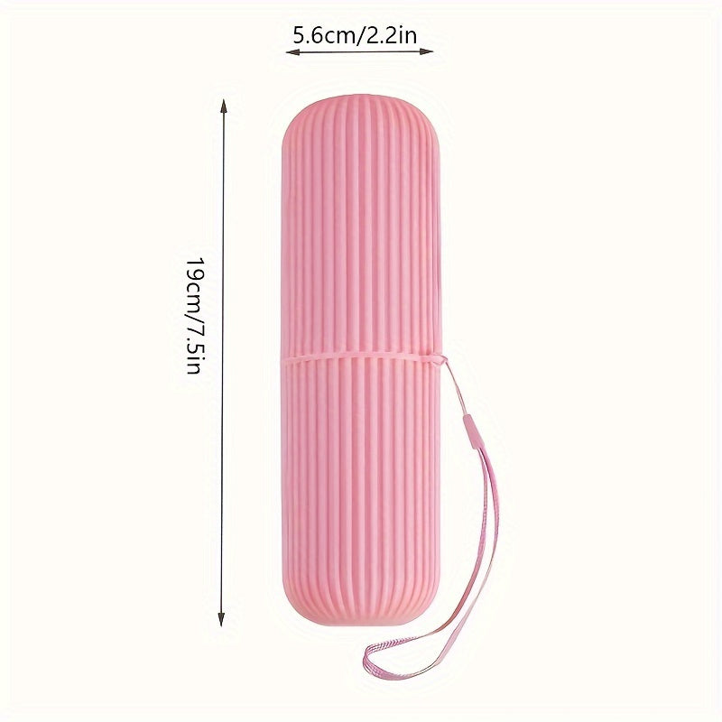 1pc Compact Travel Toothbrush Toothpaste Kit with Mouthwash Cup