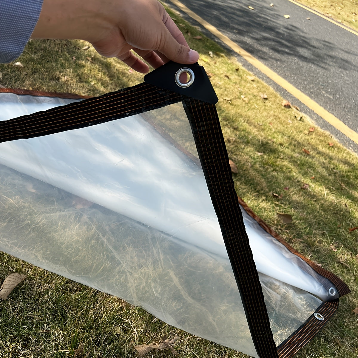 Pe Material Transparent Winter Heat Insulation Cover - Transparent Waterproof Tarpaulin,