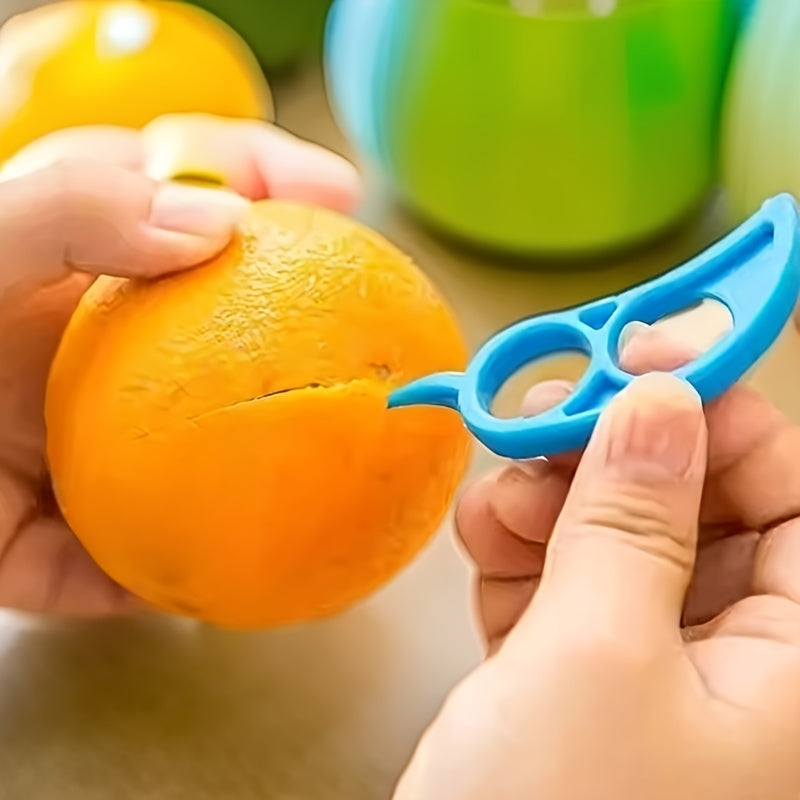 Easy Grip Orange Peeler Set - 1 pc, Multipurpose Plastic Citrus Slicer and Slicer, Home and Kitchen Gadgets