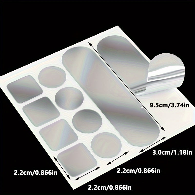 50 pieces of stainless steel pot and bucket repair stickers
