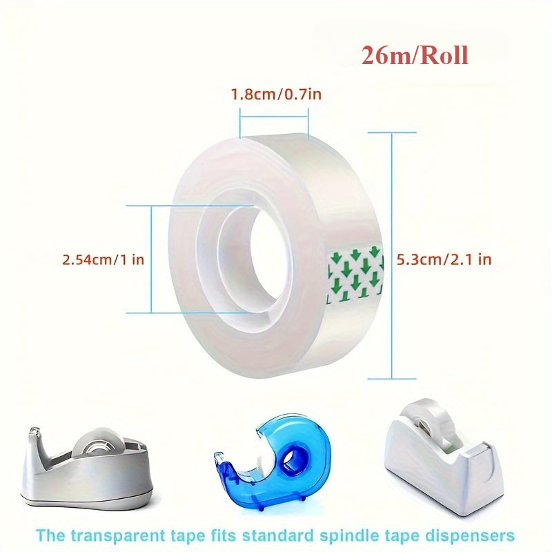 6 rolls of Scotch tape,