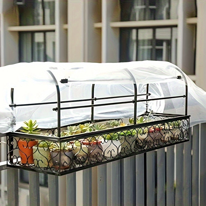 1 Piece Clear Plastic Film, PE Material, Transparent Garden Cover for Plants, Outdoor Vegetable Crops, Furniture and Floor Protection, Garden Film for Greenhouse, Lawn and Gardening Supplies