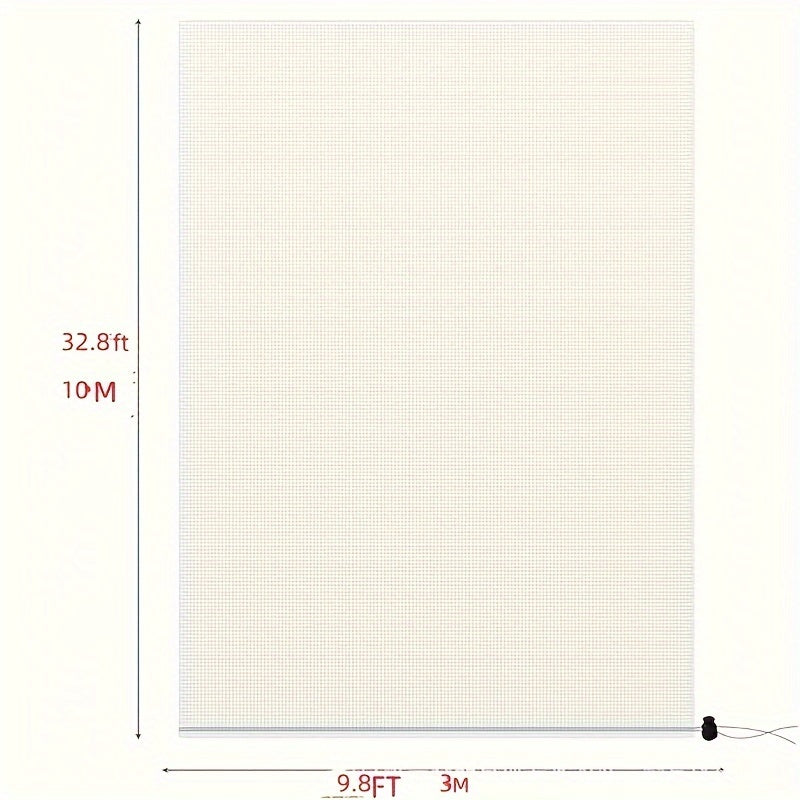 1pc Durable PVC Garden Netting - Fine Mesh Plant Cover for Vegetables, Flowers