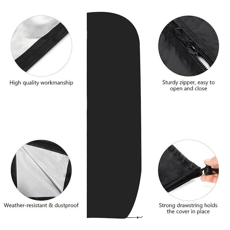 1pc Waterproof Oxford Cloth Outdoor Sunshade Umbrella Cover Garden Weatherproof Patio Cantilever Parasol Rain Cover Accessories, Only Cover