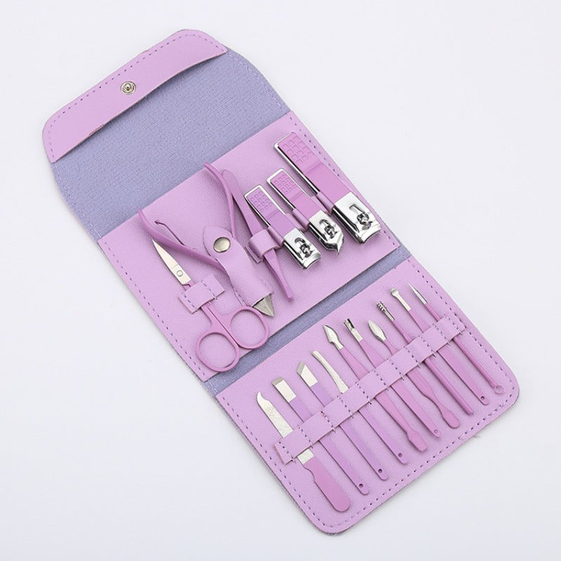 Nail Clippers Manicure Tool Set, with Portable Travel Case, Cuticle Nippers And Cutter Kit, Professional Nail Clippers Pedicure Kit, Grooming Kit for Travel