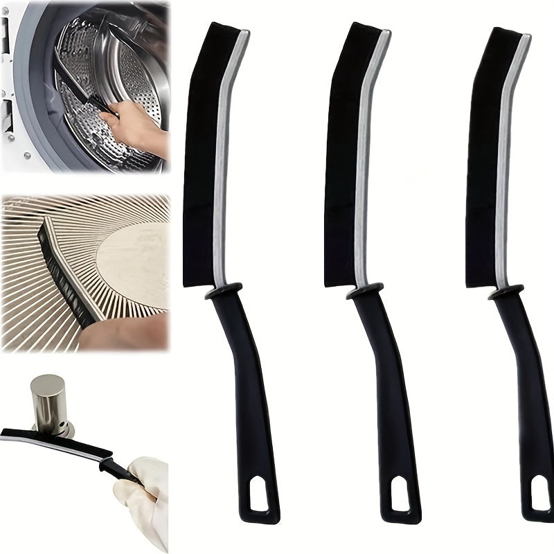 1 Piece Long Handle Groove Cleaning Brush - Stiff Bristle, Multi-Purpose Crevice Tool for Windows and Doors, Dust Removal, No Dead End, Scrubbing - Essential Cleaning Supplies