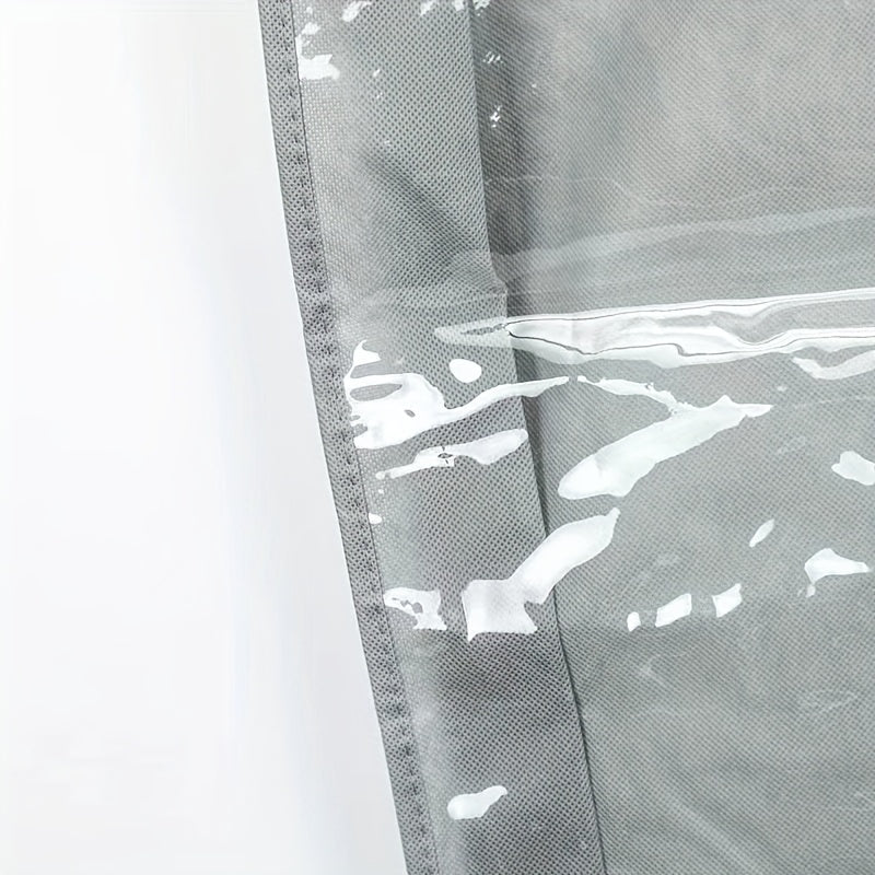 1pc Large Capacity Clothes Cover, Dust-proof Clothes Jacket Cover, Non-woven Hanging Storage Bag for Dresses, Suits, Clothing