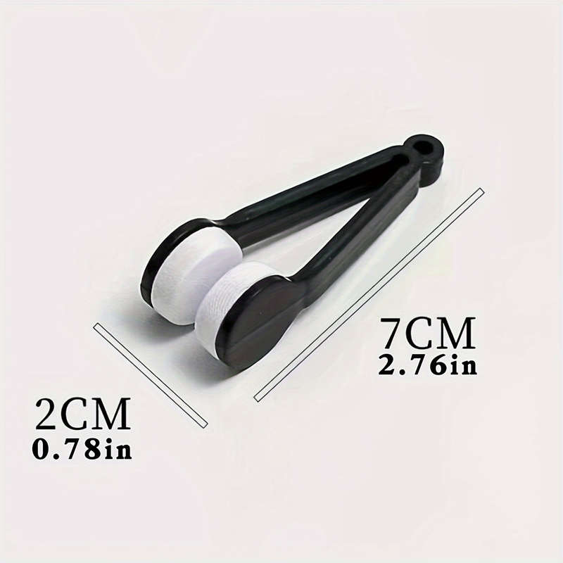 1pc Portable Microfiber Glasses Cleaning Brush Multifunctional Fashion Glasses Wiping Tool