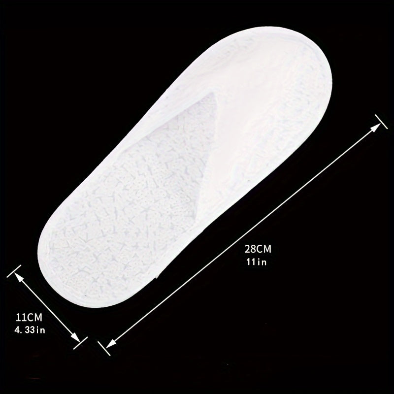 Hypoallergenic Cotton Disposable Guest Slippers - Suitable for Home, Hotel, Spa and Beauty Salon, Foot Spa