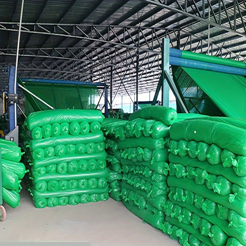 Green PE material dustproof sunshade net for construction sites, gardens and ponds - UV protection net cover for coal, sand, soil - insect proof vegetable net - recyclable environmentally friendly safety net