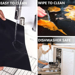 1 Heavy Duty Non-Stick Oven Liner, Reusable