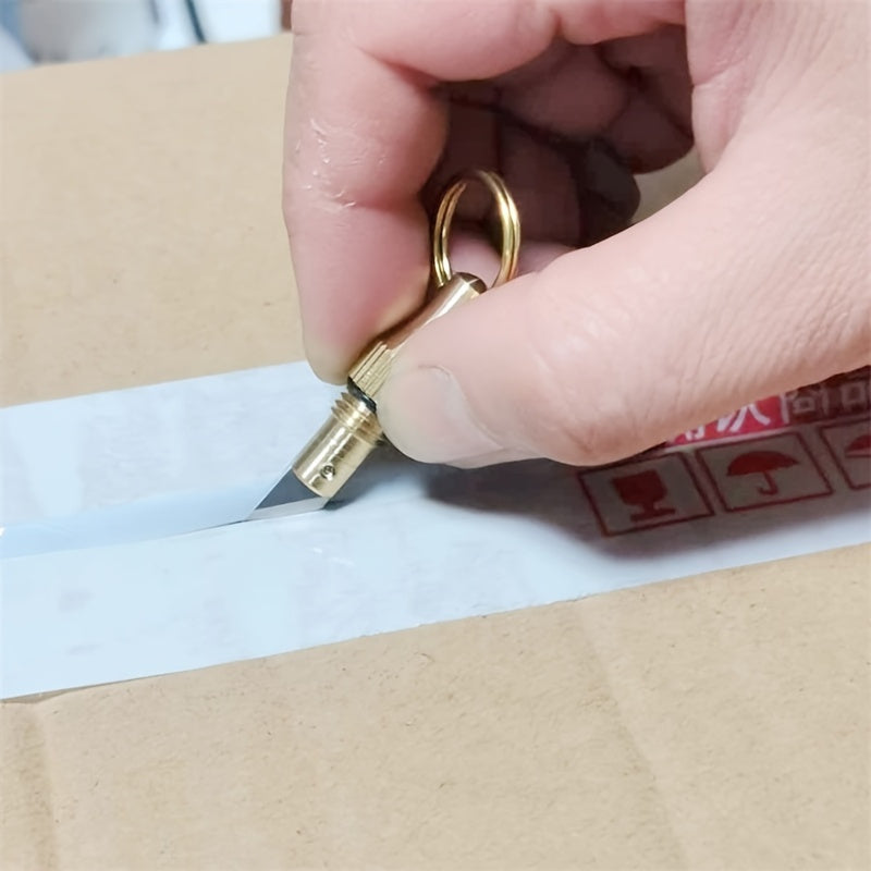 Compact Keychain Pocket Knife - Everyday Carry Mini Blade, Durable Material