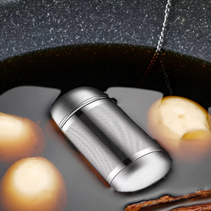 Premium Stainless Steel Tea Infuser with Chain Hook and Lid - Fine Mesh Loose Leaf Filter, Reusable Filter for the Perfect Brew
