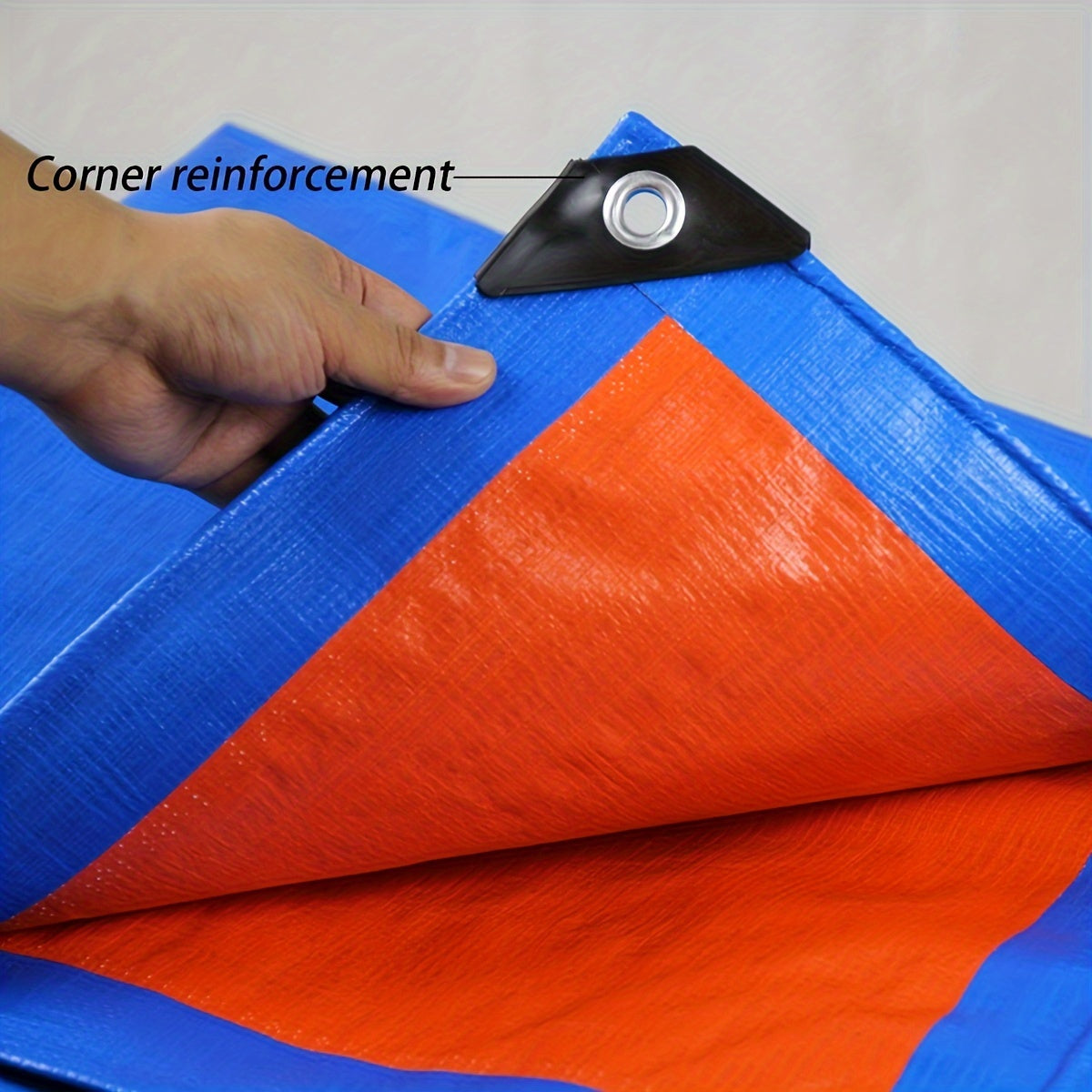 Vandham Heavy-Duty Waterproof Tarpaulin, PE Material, Multipurpose Tarp for Car, Home, Camping, Rain Cover, Protection Canopy - Durable and UV Resistant