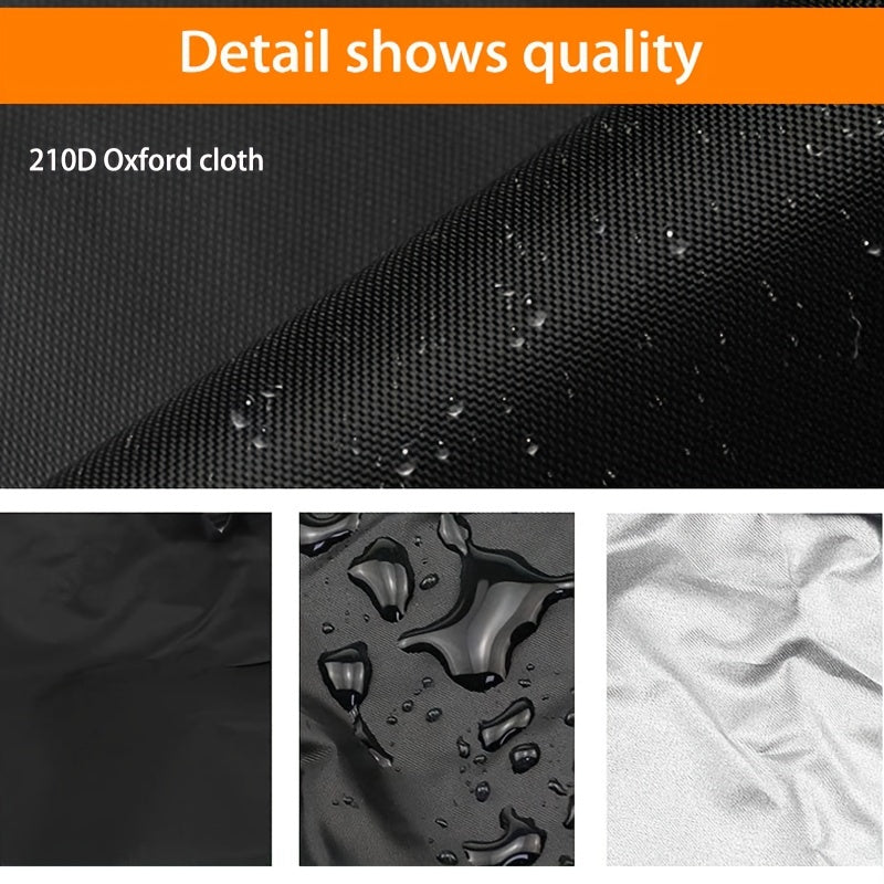 1pc Waterproof Oxford Cloth Outdoor Sunshade Umbrella Cover Garden Weatherproof Patio Cantilever Parasol Rain Cover Accessories, Only Cover