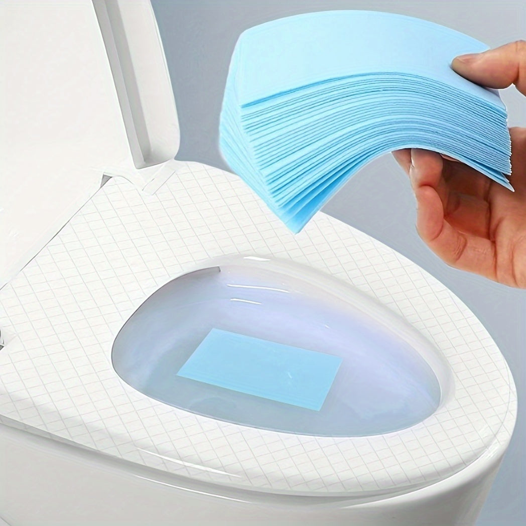 30-Pack Effervescent Toilet Bowl Cleaner - Fresh Smell, Removes Stains and Odors, Self-Descaling, for Home and RV Use